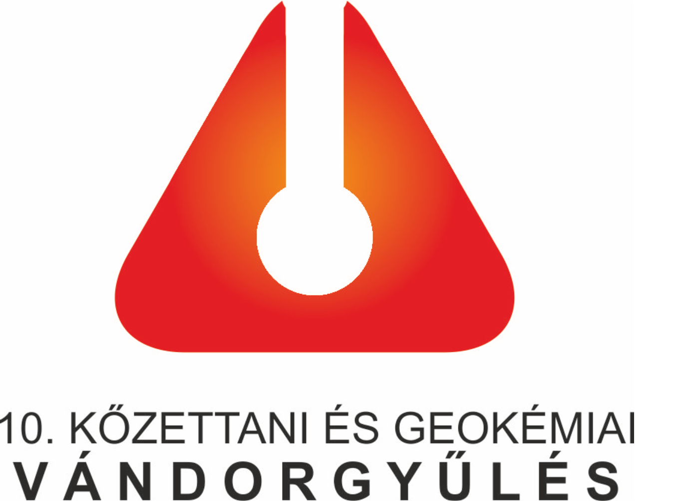 Logo for 10. Kőzettani és Geokémiai Vándorgyűlés